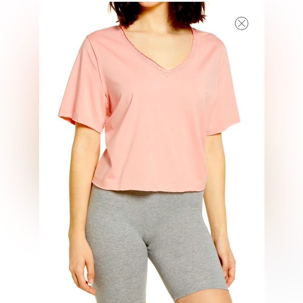 NWOT BP Oversized Lace Trim T-Shirt, size 3X
